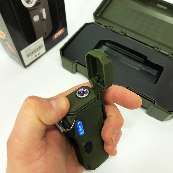 Вічна запальничка usb з акумулятором D51-COB, Сенсорна запальничка з зарядкою від юсб FI-11 | Зображення 4