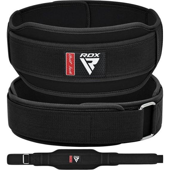 Пояс для важкої атлетики RDX RX5 Double Belt неопреновий Black L | Зображення 5