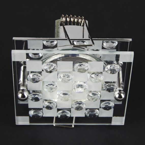 Світильник точковий декоративний HDL-G120 CHR/WHITE MR16