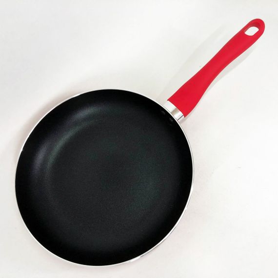 Сковорода з антипригарним покриттям "XYLAN" Con Brio CB-2614 26 см, сковорода для смаження. Колір: червоний | Зображення 9