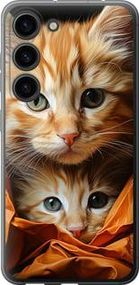 Чохол на Samsung Galaxy S23 Котики 2 із силікону FCh_008313