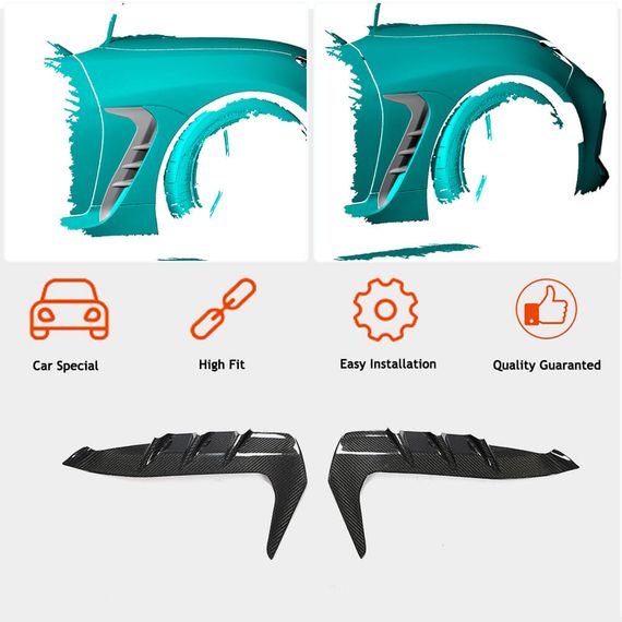 Накладки на крила (Карбон) для Subaru BRZ 2021- рр | Зображення 1