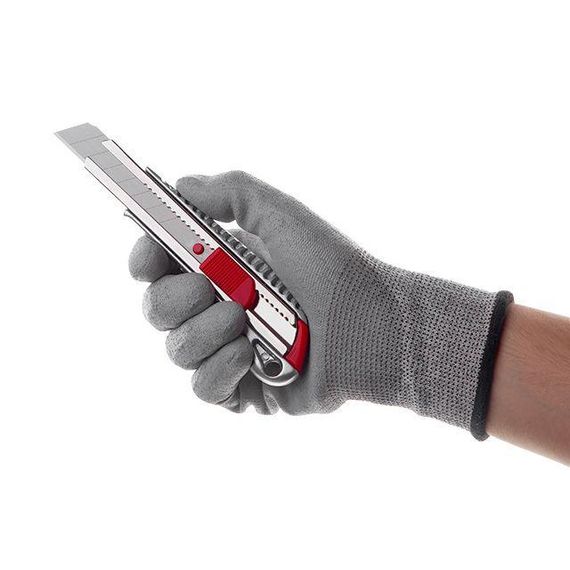 Ніж з відламним лезом 18 мм, протиковзкий корпус INTERTOOL HT-0504 | Зображення 6