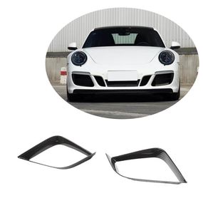 Накладки на передній бампер (для Carrera 4 GTS 2017-2018, Карбон) для Porsche 911 рр