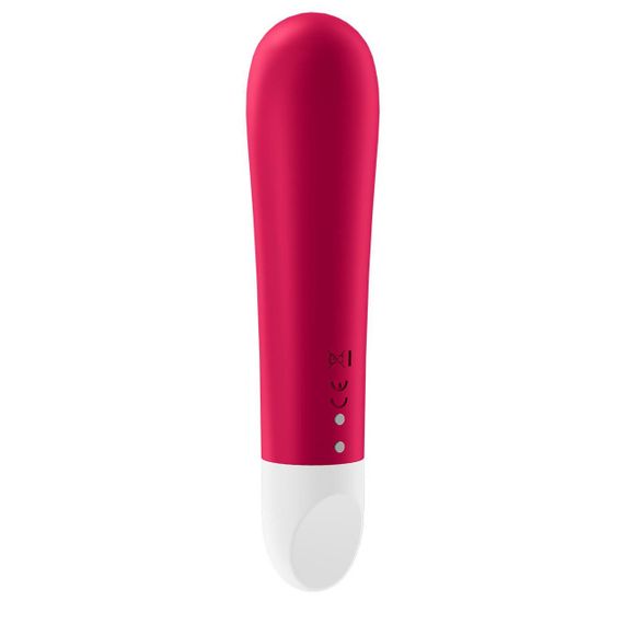 Віброкуля Satisfyer Ultra Power Bullet 1 Red на акумуляторі, потужна міні віброкуля для точкової стимуляції | Зображення 4