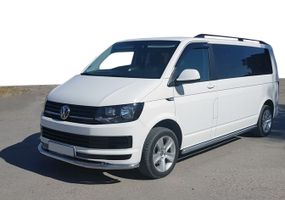 Нижня одинарна губа ST008 (нерж) 42 мм для Volkswagen T6 2015-2024, рр