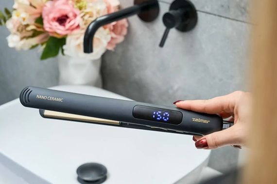 Выпрямитель для волос ZELMER ZHP2300 60 Вт черный | Зображення 5