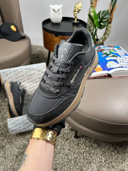 Чоловічі кросівки R3eebok Classic Black Brown Grey , В'єтнам A4233 44 28 | Зображення 1