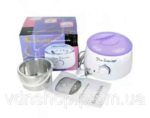 Воскоплав банковий з терморегулятором PRO-WAX 100 для воску в банці, в гранулах, в таблетках 400 мл | Зображення 2