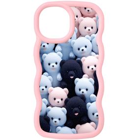 Чехол TPU Cloudy Pictures для Apple iPhone 13 / 14 (6.1") Bears