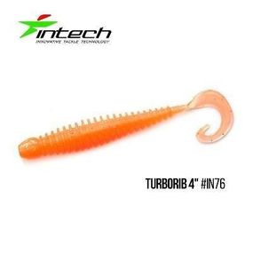 Силиконовая приманка, Съедобный силикон Intech Интеч Turborib 4"5 шт IN76