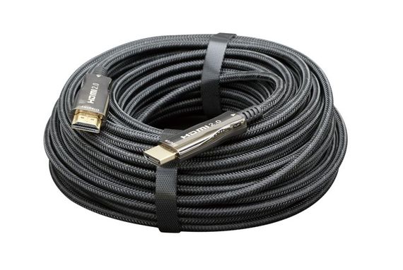 Кабель Cablexpert CCBP-HDMI-AOC-15M, HDMI V.2.0, вилка/вилка, з позолоченими контактами, 15 м | Зображення 1