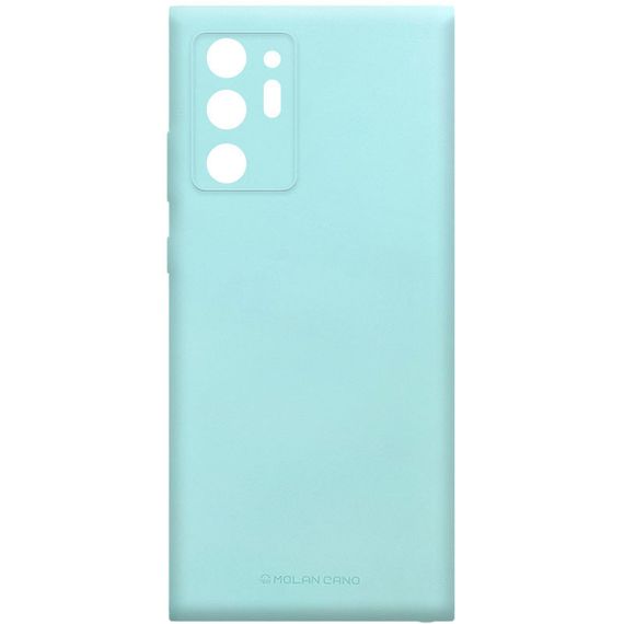 TPU чехол Molan Cano Smooth для Samsung Galaxy Note 20 Ultra Бірюзовий
