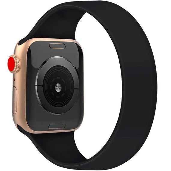 Ремінець Solo Loop для Apple watch 38 mm/40mm 170mm (8) Чорний / Black
