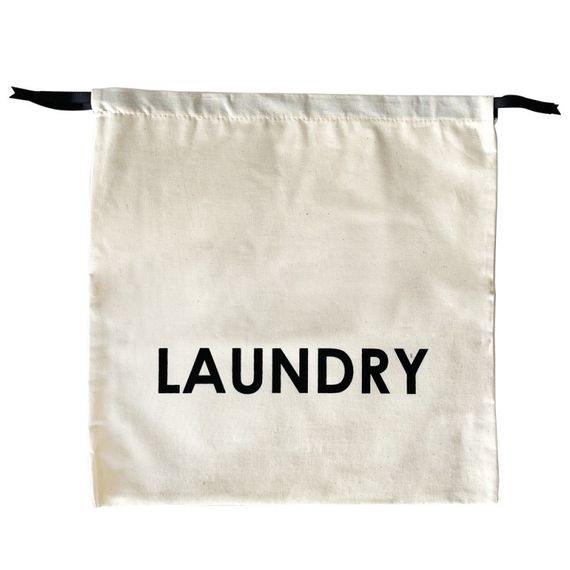 Мішок бавовняний для брудної білизни 38х38 см Laundry (світлий) | Зображення 2
