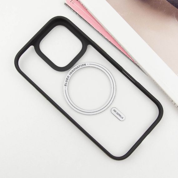 TPU+PC чохол Blueo Skin Friendly Frosted with MagSafe для Apple iPhone 16 Pro Max (6.9") Чорний | Зображення 2