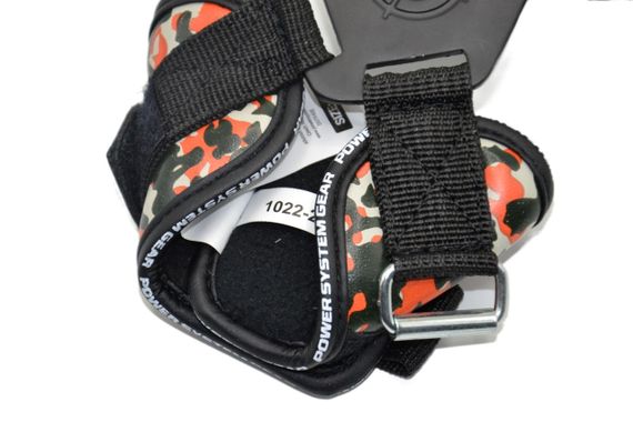 Гаки для тяги на зап'ястя Павер сістем PS-3370 Hooks Camo Black/Red L | Зображення 5