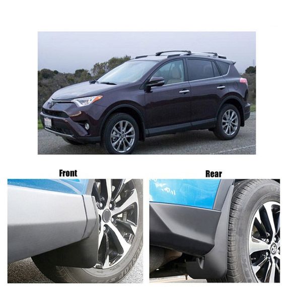 Брызговики 2016-2018 (4 шт) для Toyota Rav 4 | Зображення 2