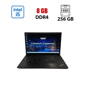 Ультрабук Б-класс Lenovo ThinkPad E15 Gen 2 / 15.6" (1920x1080) IPS / Intel Core i5-1135G7 (4 (8) ядра по 2.4 - 4.2 GHz) / 8 GB DDR4 / 256 GB SSD / Intel Iris Xe Graphics / WebCam б/у