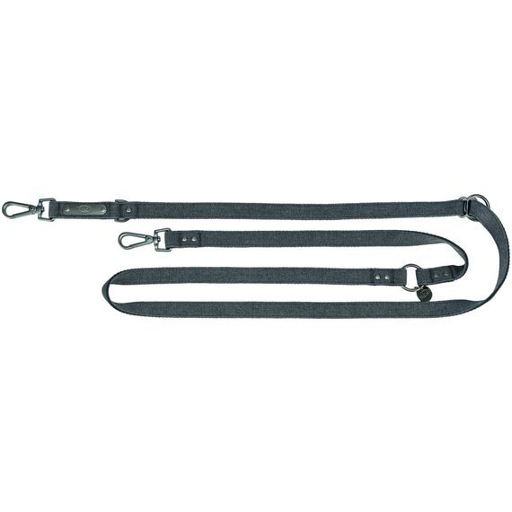 Повідок Trixie CityStyle V-Lead для собак бавовна S–M 2 м 13 мм чорний