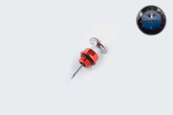 Щуп олії Delta Ø19.0mm, L-75 mm (+датчик температури) (жовтогарячий) KOMATCU
