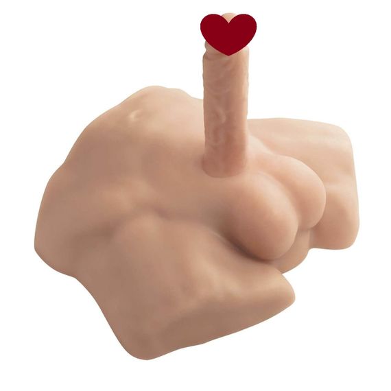 Півторс з фалоімітатором на присосці SilexD Apollo S Male Torso, суперреалістичний, термореактивний sexstyle