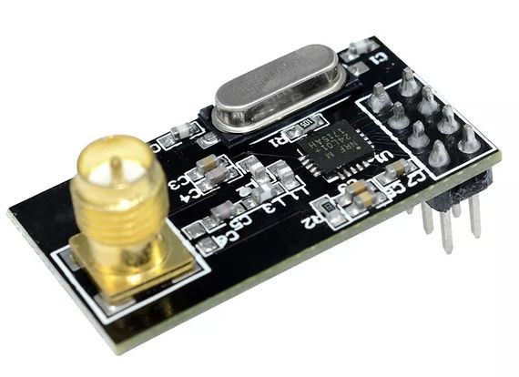 Модуль радіопередавач NRF24L01 із зовнішньою антеною Diymore | Зображення 1