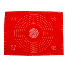 Коврик для выпечки силиконовый Benson BN-024 (49*40см) Красный
