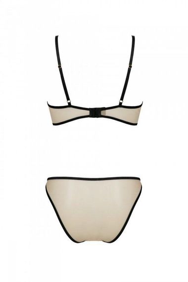 Комплект Passion LORINA SET, S/M, beige, бюстгальтер та трусики sexstyle | Зображення 3