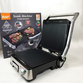 Контактный прижимной гриль RAF R.238 с антипригарным покрытием 2200 Вт