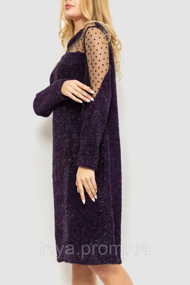 Якісна жіноча сукня два кольори сезон демісезон колір фіолетовий FG_01179 | Зображення 2