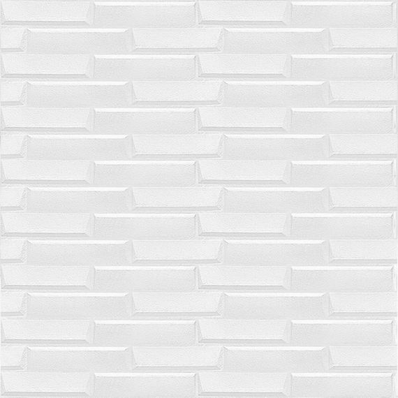 Самоклеюча 3D панель біла кладка 19600x700x5мм SW-00001335 | Зображення 1