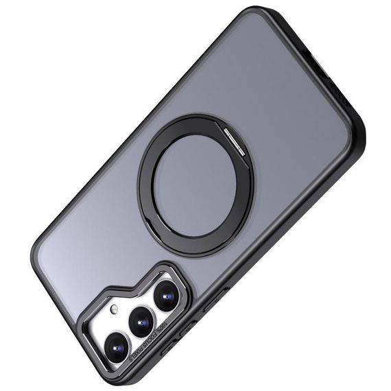 Чехол TPU+PC Aura Fold для Samsung Galaxy S24 FE Black | Зображення 3