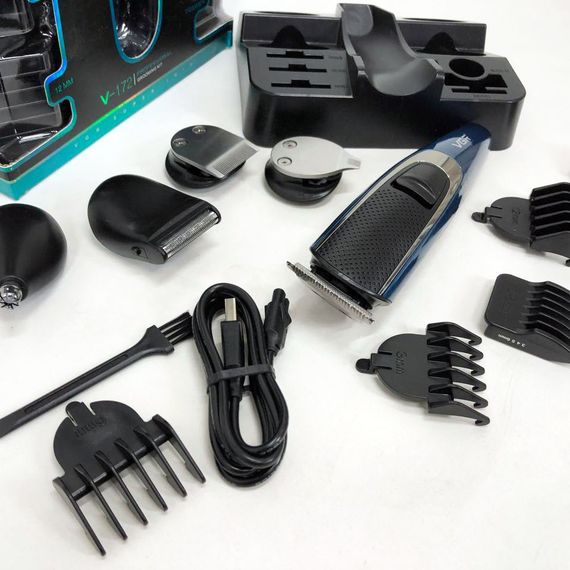 Электромашинка для волос VGR V-172 4в1 | Триммер для усов | Электрическая машинка ZF-394 для стрижки | Зображення 8