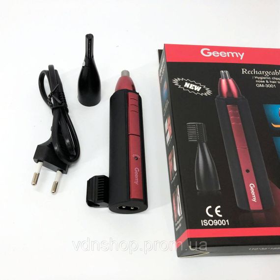 Бритва триммер для носа и ушей Gemei GM-3001, Триммер для бритья носа и ушей бороды GW-18 | Зображення 4