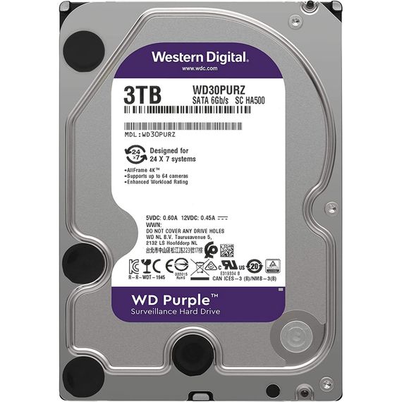 Жесткий диск 3.5&quot; 3TB WD (WD33PURZ)