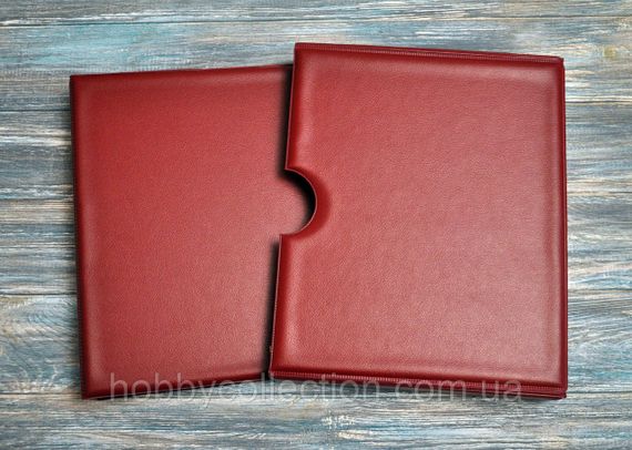 Альбом на банкноти Schulz Optima 230х275х45 - 10 листів / папка+чохол | Зображення 1