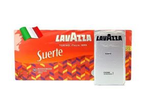 Мелена італійська Кава Lavazza Suerte 90% Робуста і 10% Арабіка, 250г у вакуумній упаковці