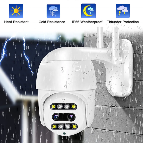 Камера відеоспостереження PTZ вулична WiFi 4-12мм HD1080P 2MP XPRO CF26 (41560-15964_1423) | Зображення 9