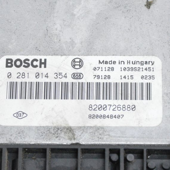 Блок керування двигуном 2.0 DCI Renault Laguna III 2007-2015 Комп'ютер ЕБУ мотора Рено 0281014354 | Зображення 1