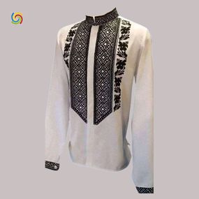 Рубашка Украинская вышиванка 33327989 цвет белый размер L/XL