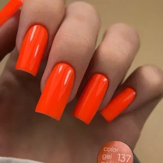 Гель-лак Valeri 137 "Помаранчевий драйв" 6мл