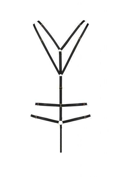 Боді відкрите Passion MEGGY чорне, S/M Sex Aura | Зображення 2