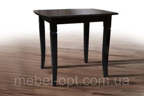 Деревянный обеденный стол Линда, раскладной, цвет венге 800х(+350)х650