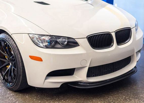 Накладка на передній бампер V6 (для M3, Карбон) для BMW 3 серія E-90/91/92/93 2005-2011 рр | Зображення 4