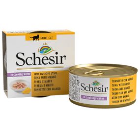 Корм Schesir Tuna Can влажный с тунцом и манго 75 гр