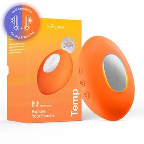 Клиторальный вибратор We-Vibe Temp Tangerine с функцией нагрева и охлаждения, оранжевый Sex Aura