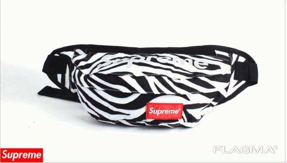 Поясная сумка Supreme (зебра) сумка на пояс | Зображення 6