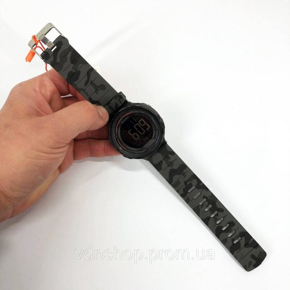 Спортивно тактические часы SKMEI 1841CMGY, Армейские часы с водонепроницаемостью для туризма TF-79 | Зображення 6