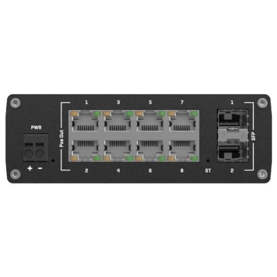 Teltonika TSW202 PoE+ Комутатор 8 портів керований